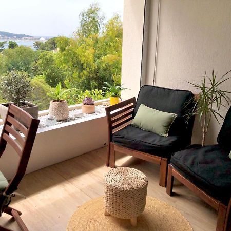 Charme & Calme-Tamaris- Studio Vue Mer - Piscine - Le Petit Olivier Sur Mer La Seyne-sur-Mer Exteriör bild
